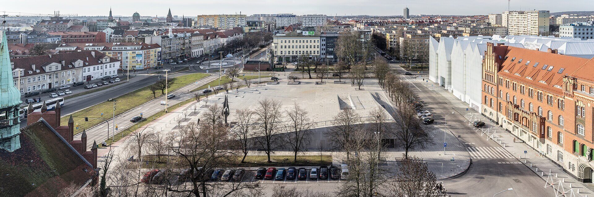 Centrum Dialogu Przełomy w Szczecinie, przed i po zmianach - proj. KWK Promes