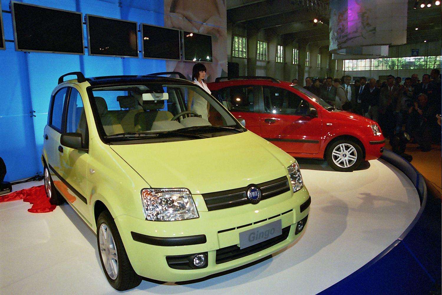 Rok 2003: Panda, jeszcze jako Gingo, na targach Moto Show Poznań