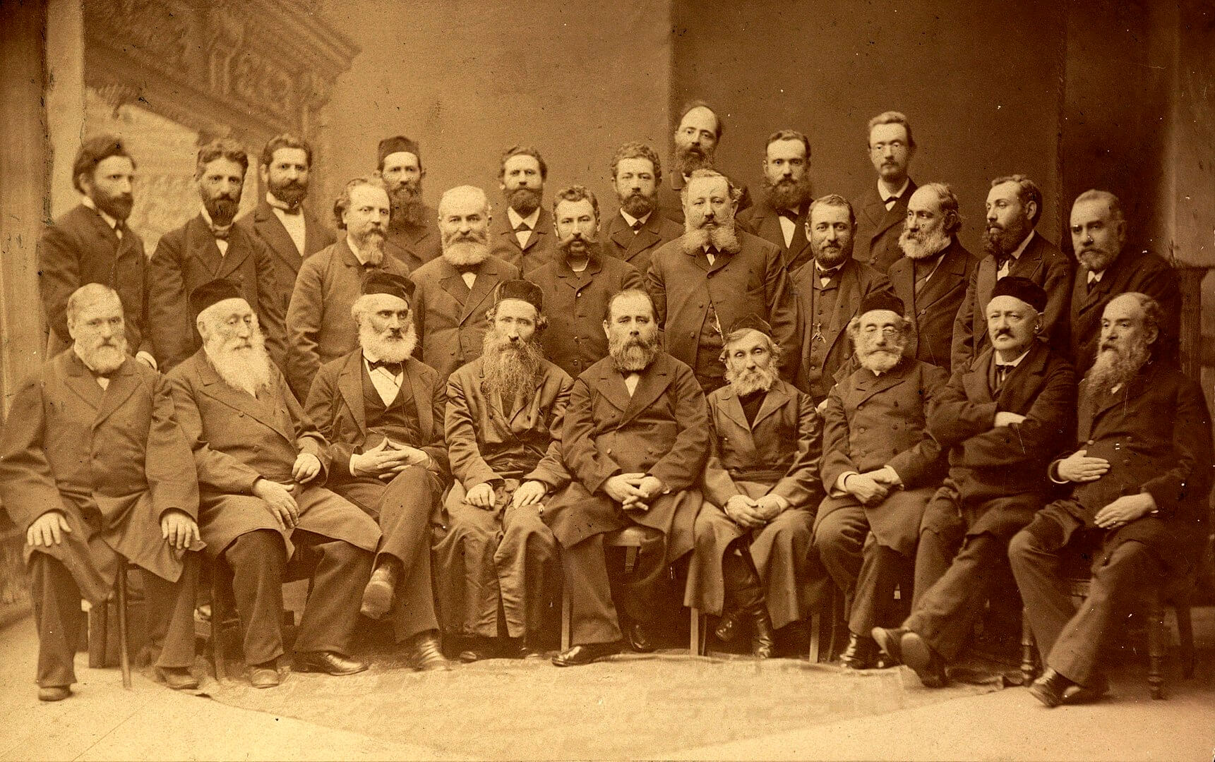 Uczestnicy Konferencji Katowickiej w 1884 r.
