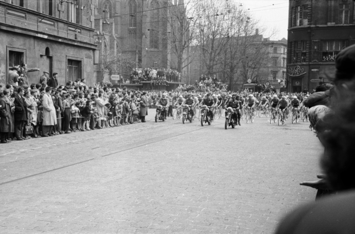 Wyścig pokoju w Bytomiu rok 1956
