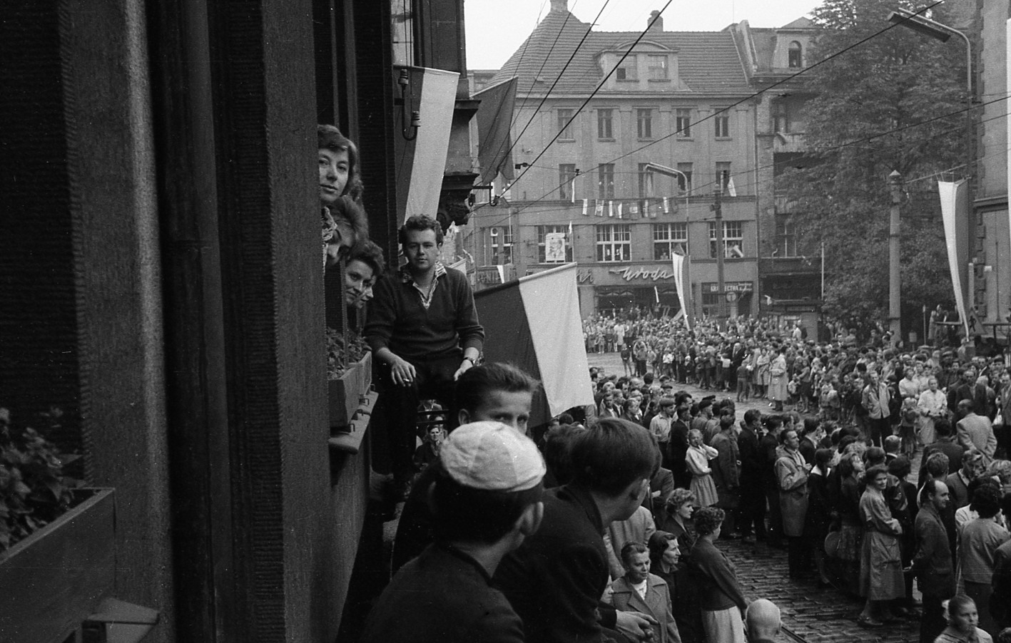 Bytom ulica Wrocławska rok 1961