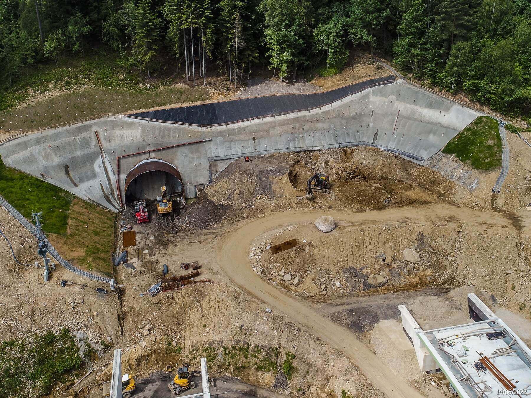 Tunel TD-1 i most MD-2