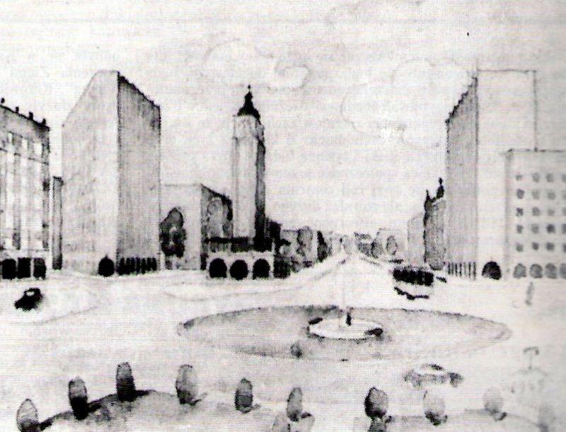 Projekt katowickiego Rynku z 1947 roku