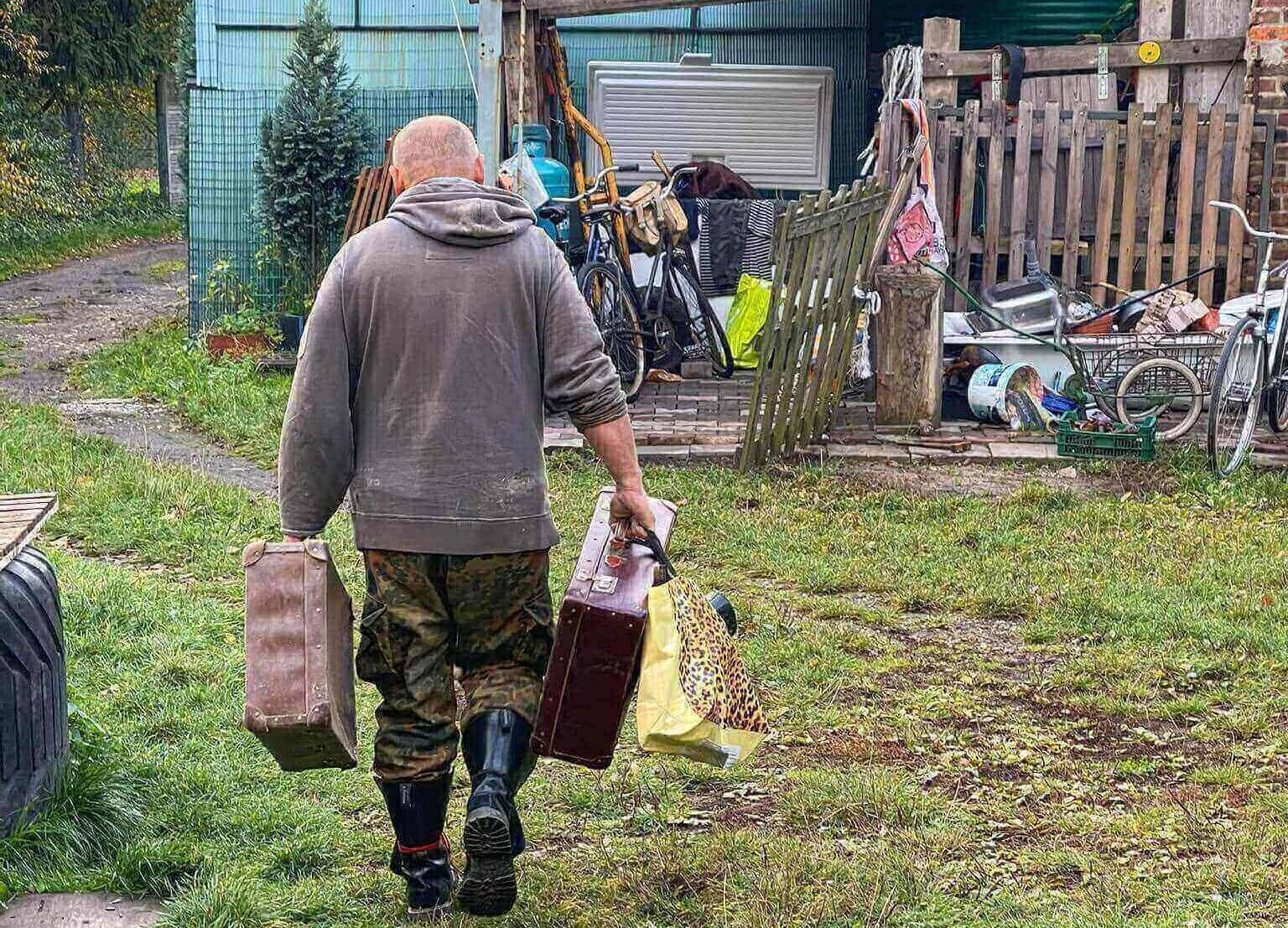 Chorzowianin o prorosyjskich poglądach opuszcza mieszkanie