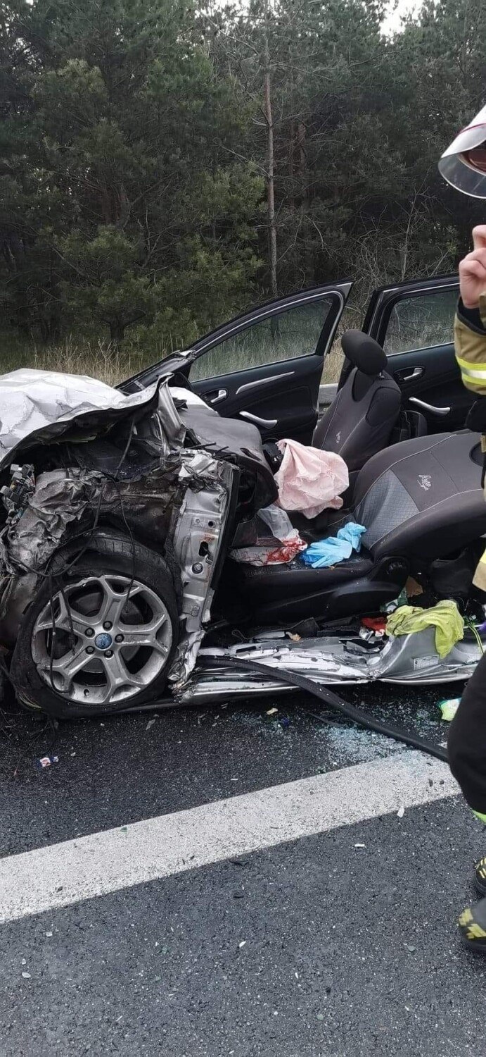 Wypadek mieszkańców Zabrza na DK11 w Wielkopolsce