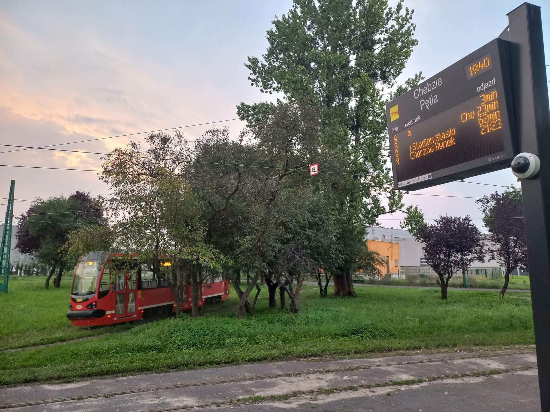 Chebzie Petla Tramwaje