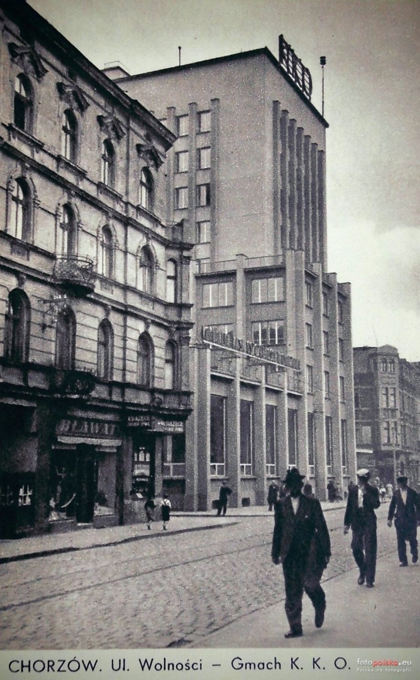 Chorzów Wolności 1937 1939 drapacz chmur