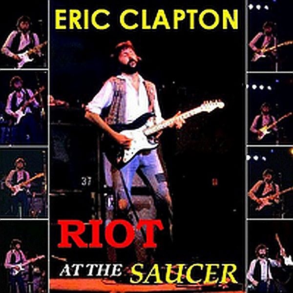 Okładka nieoficjalnej płyty koncertowej Claptona ze Spodka.