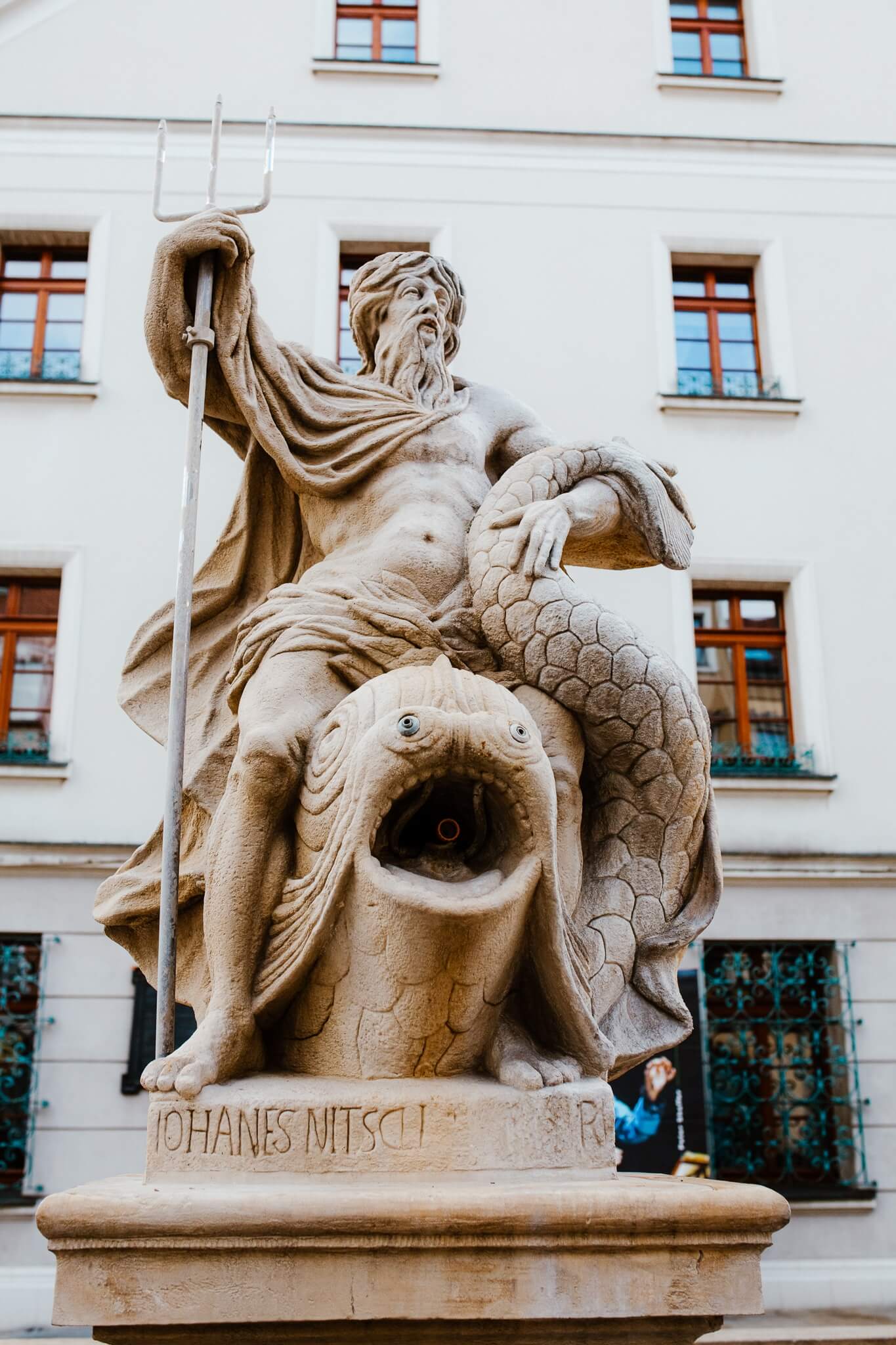 Gliwice Fontanna z Neptunem