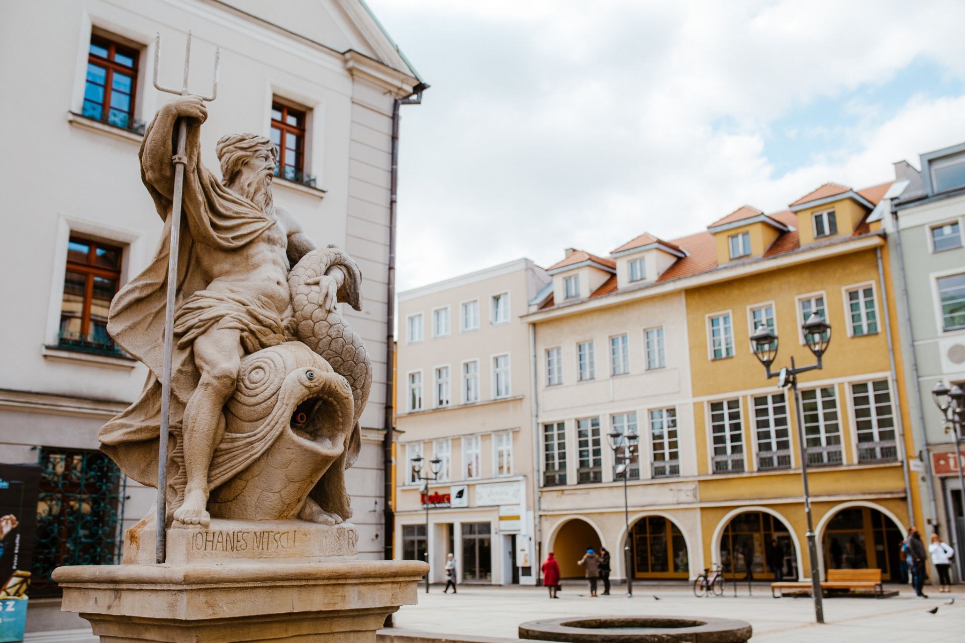 Gliwice Fontanna z Neptunem