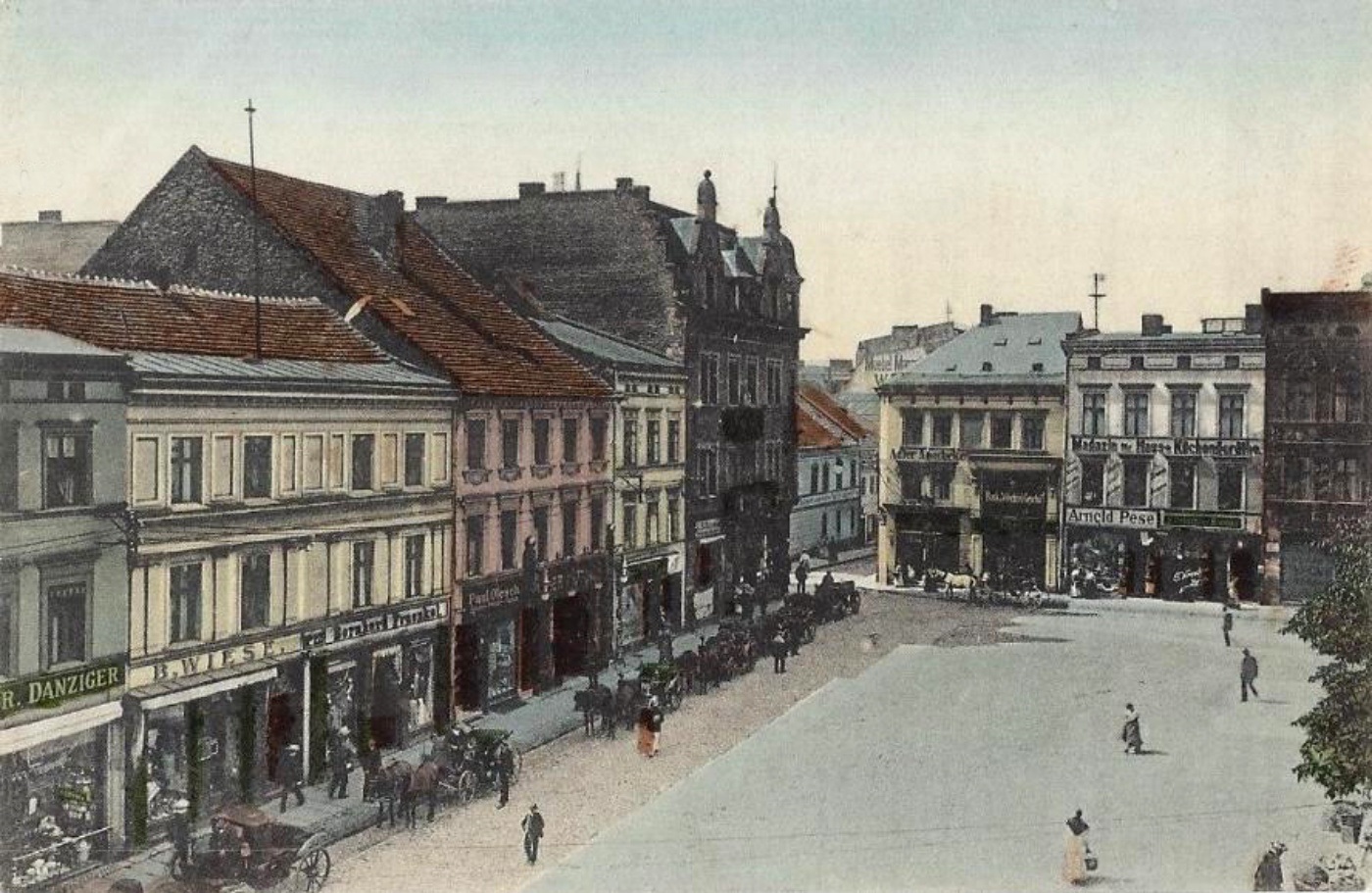 Gliwice Rynek 1905