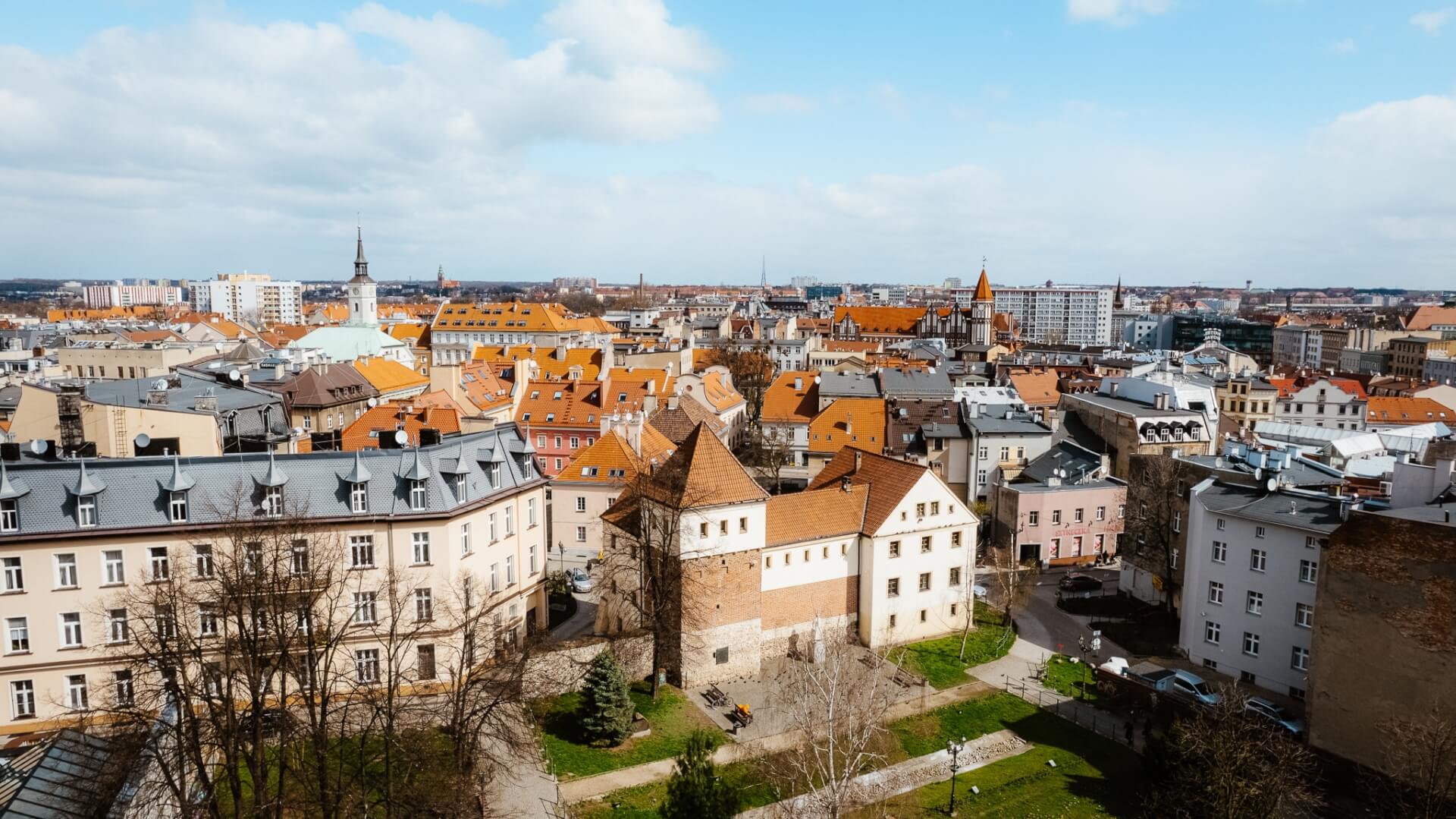 Gliwice Zamek Piastowski i śródmieście