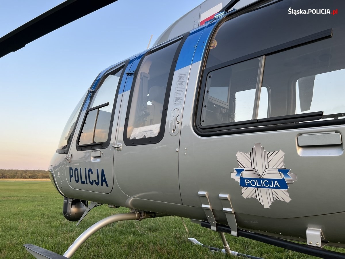 Helikopter policyjny Katowice 3