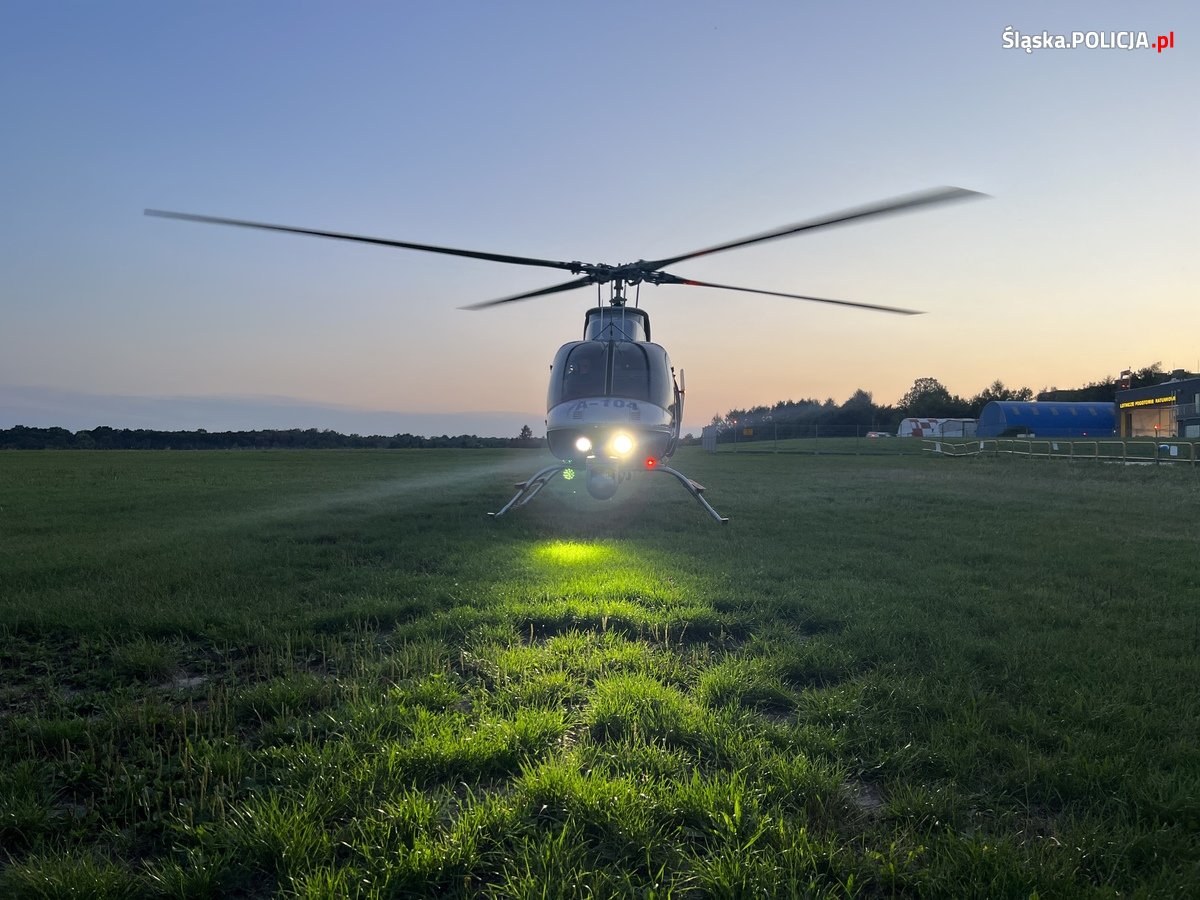 Helikopter policyjny Katowice 4