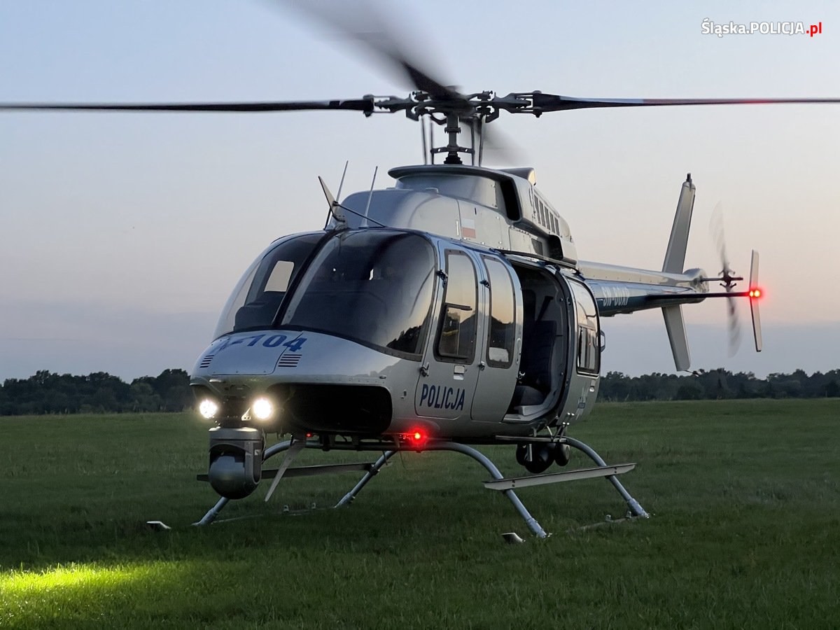 Helikopter policyjny Katowice 5