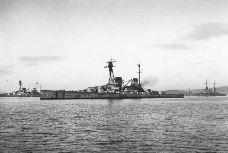 SMS Hindenburg w Scapa Flow