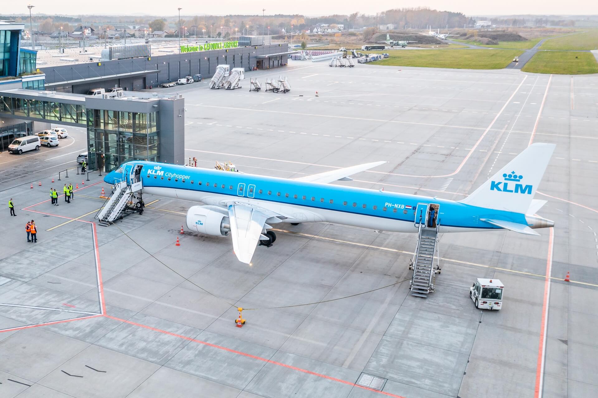 KLM z Pyrzowic do Amsterdamu