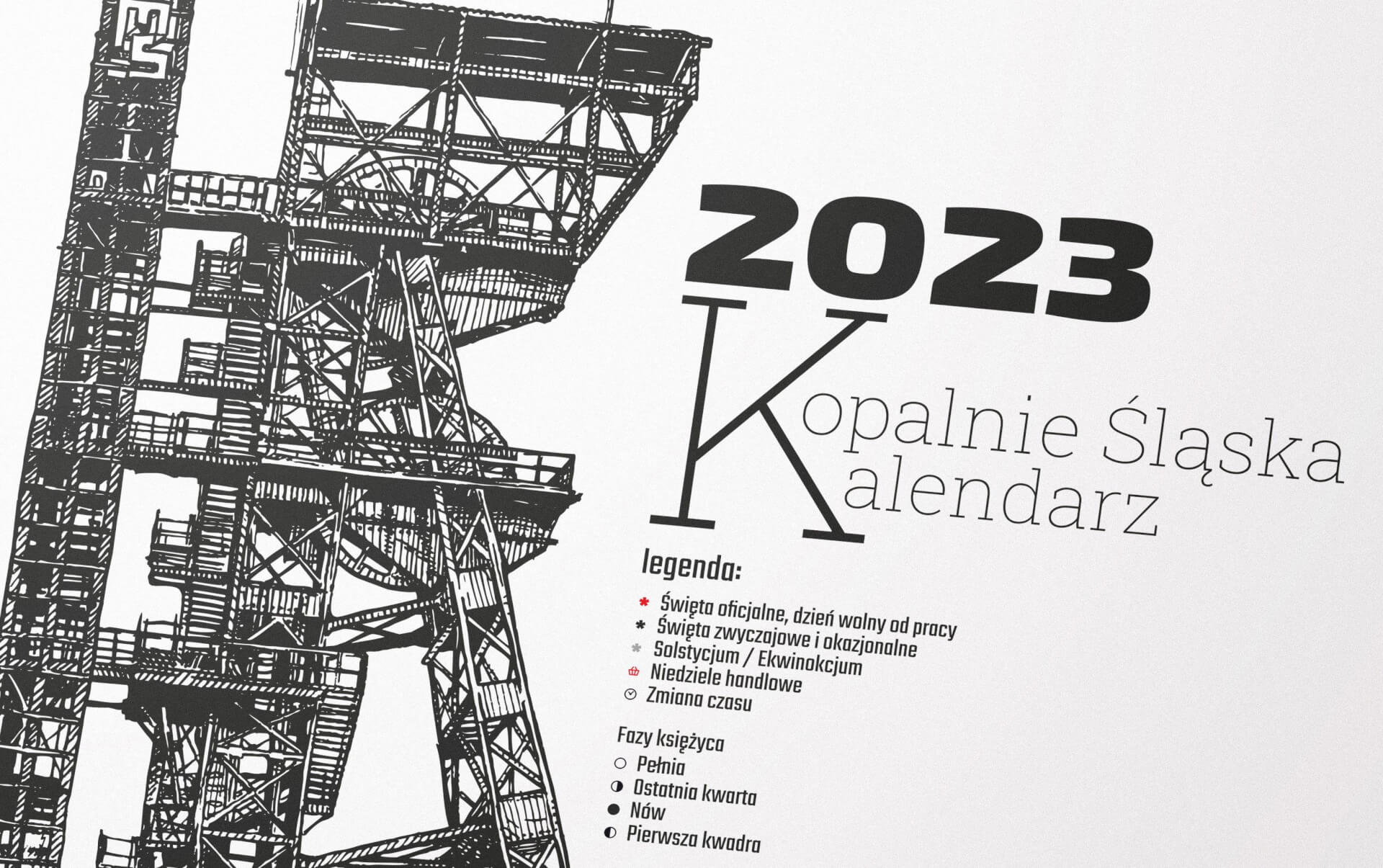 Kalendarz Kopalnie Śląska na 2023 rok