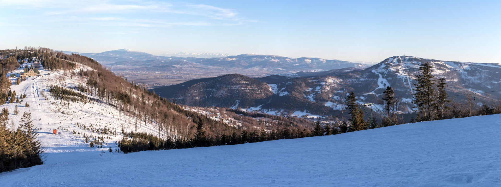 Klimczok (Beskid Śląski). Panorama