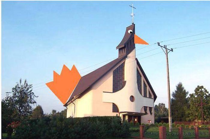 Kościoły, które udają kury