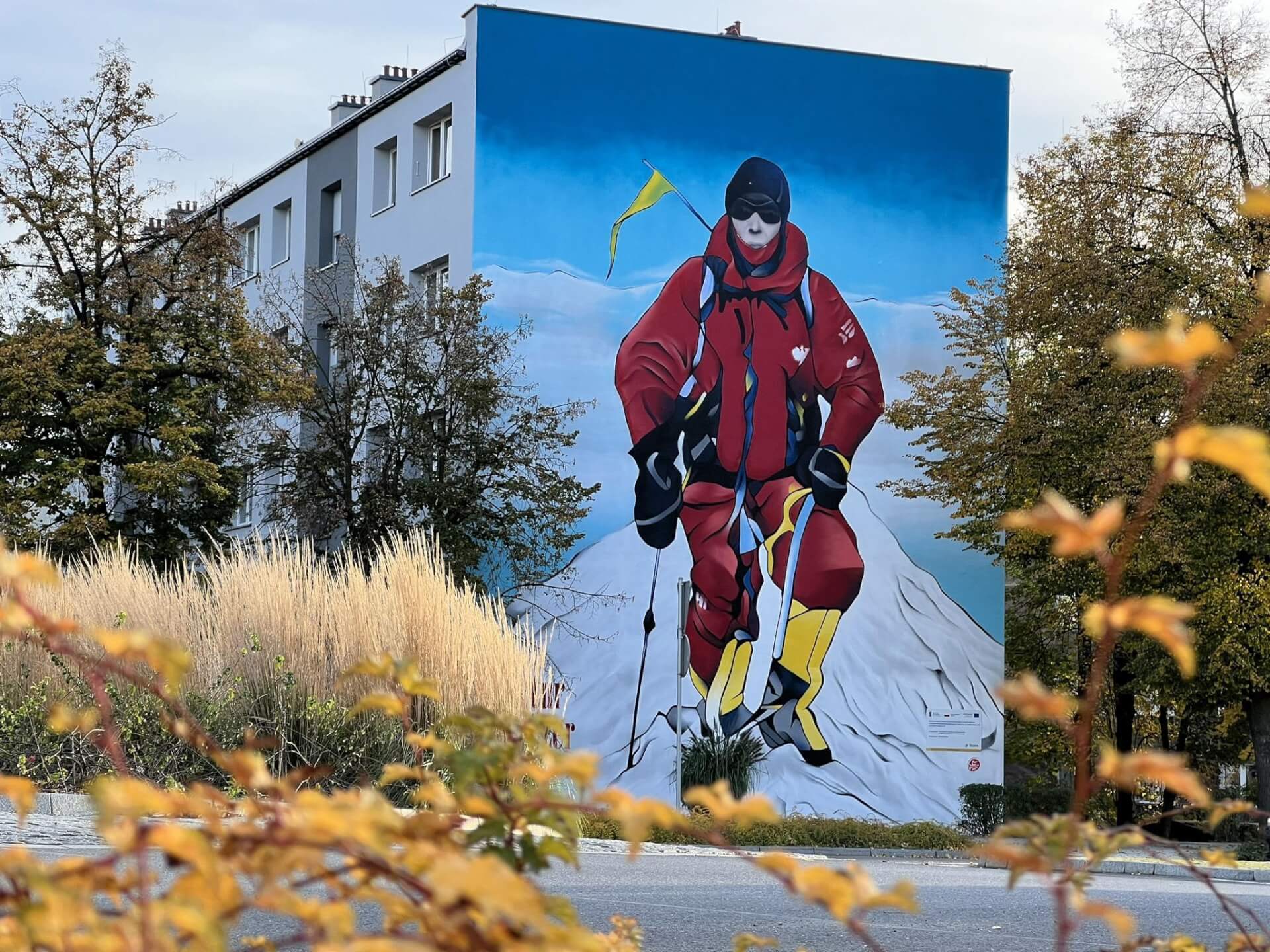 Mural z Arturem Hajzerem Mikołów