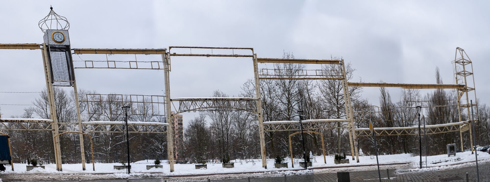 Mysłowice stare miasto z rura parkiem