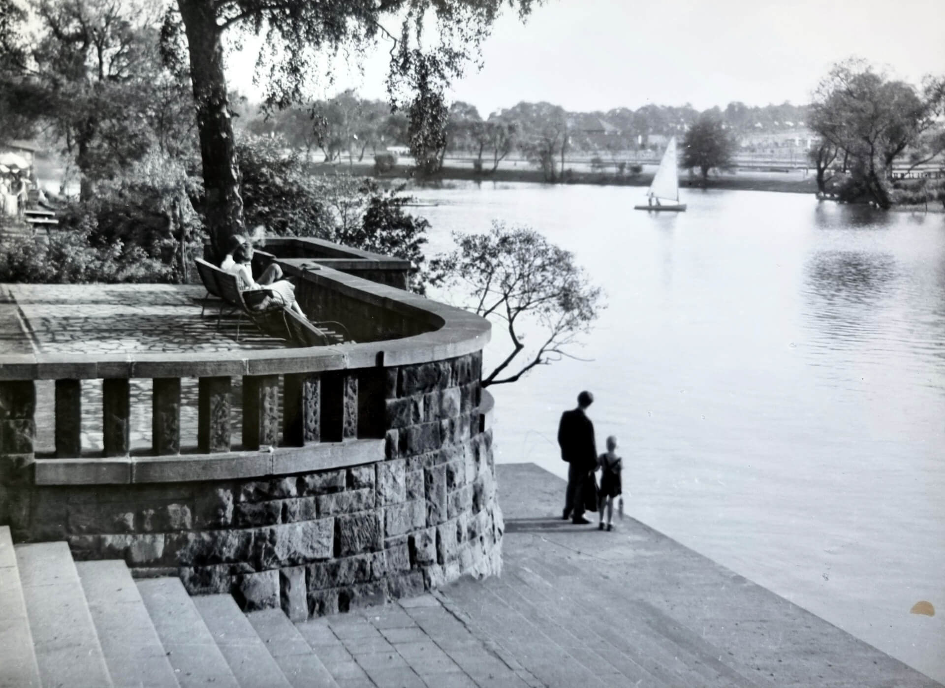 Nad Dużym Stawem w latach 50 03