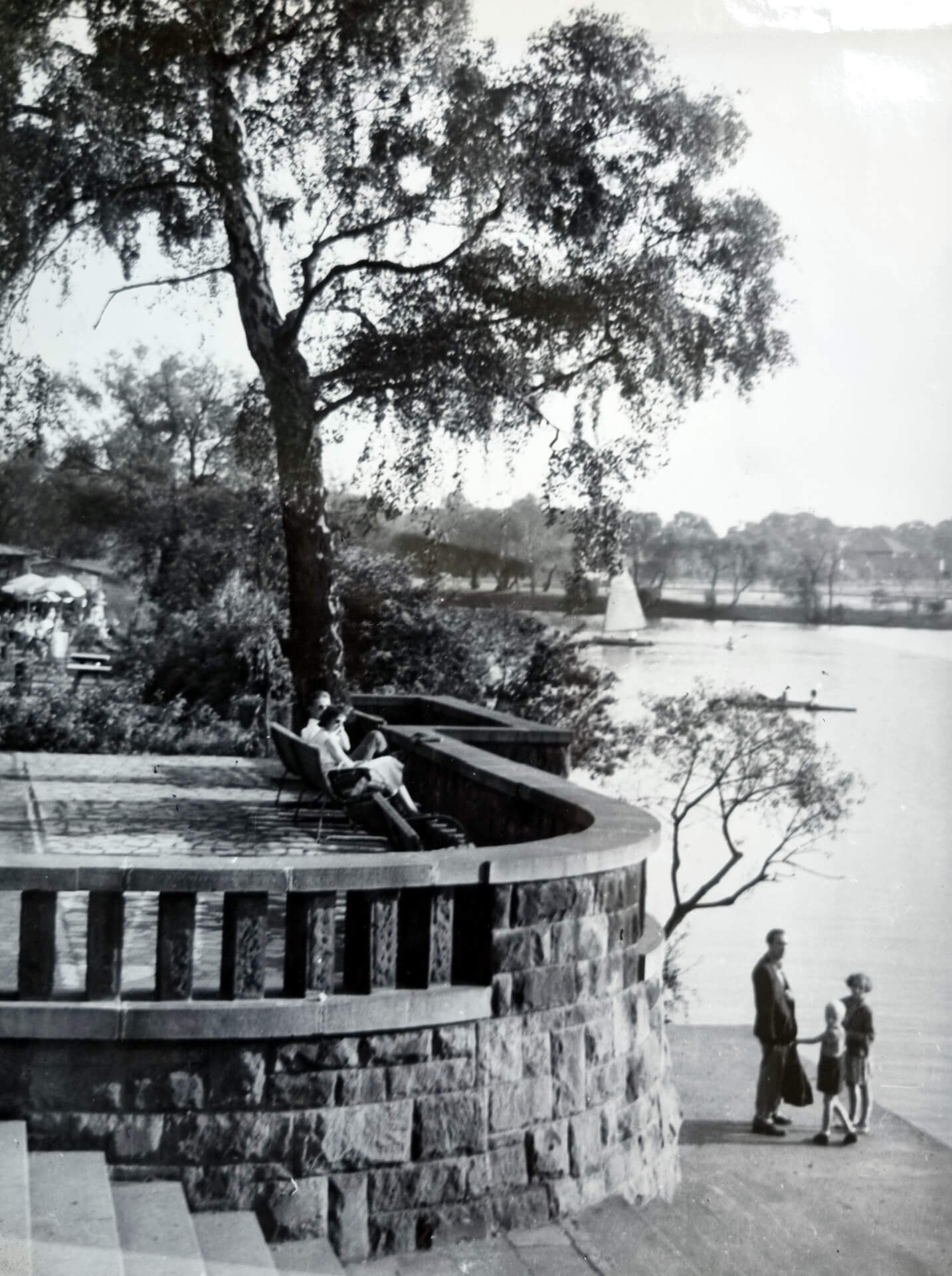 Nad Dużym Stawem w latach 50 07