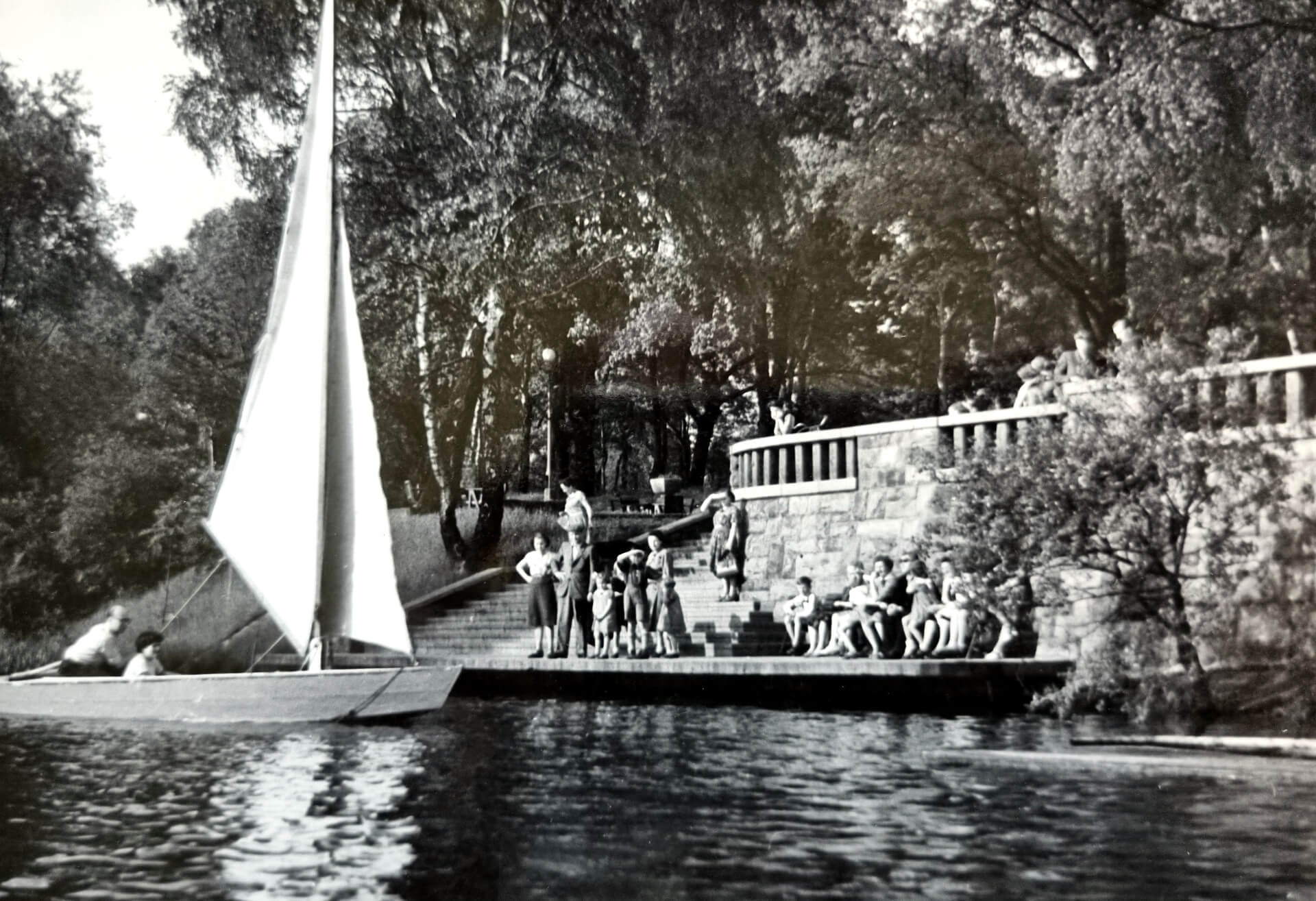 Nad Dużym Stawem w latach 50 10