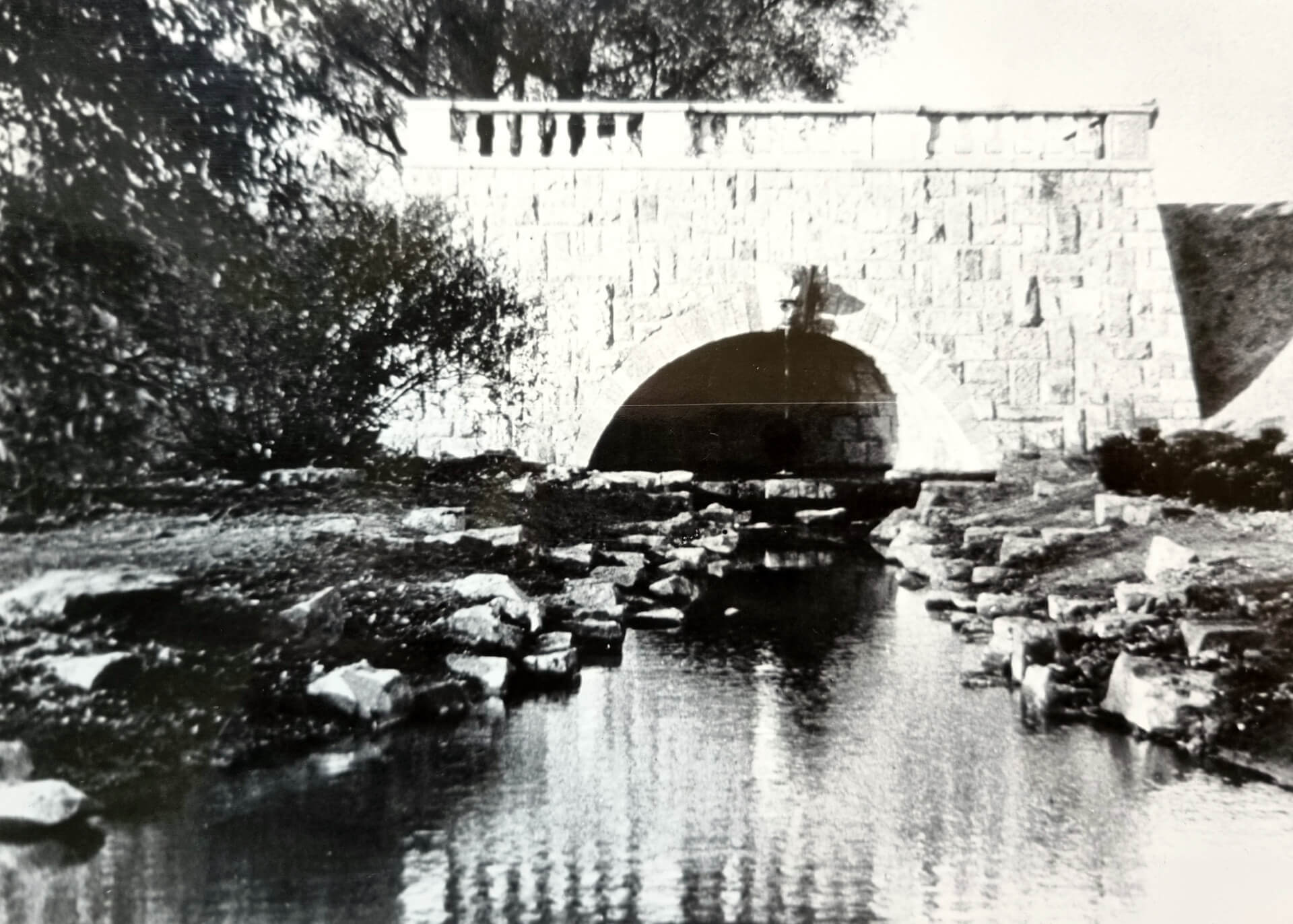 Nad Dużym Stawem w latach 50.