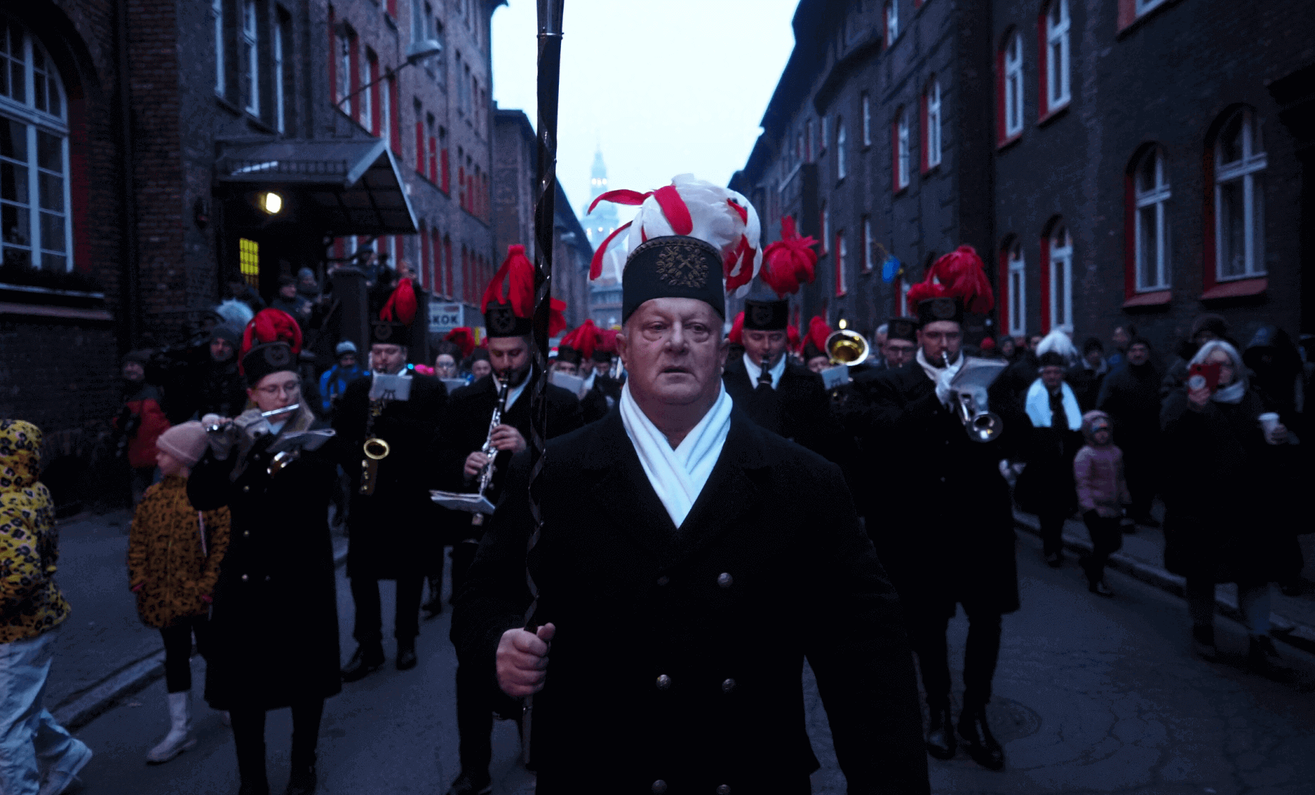 Orkiestra KWK "Wieczorek" na Nikiszowcu