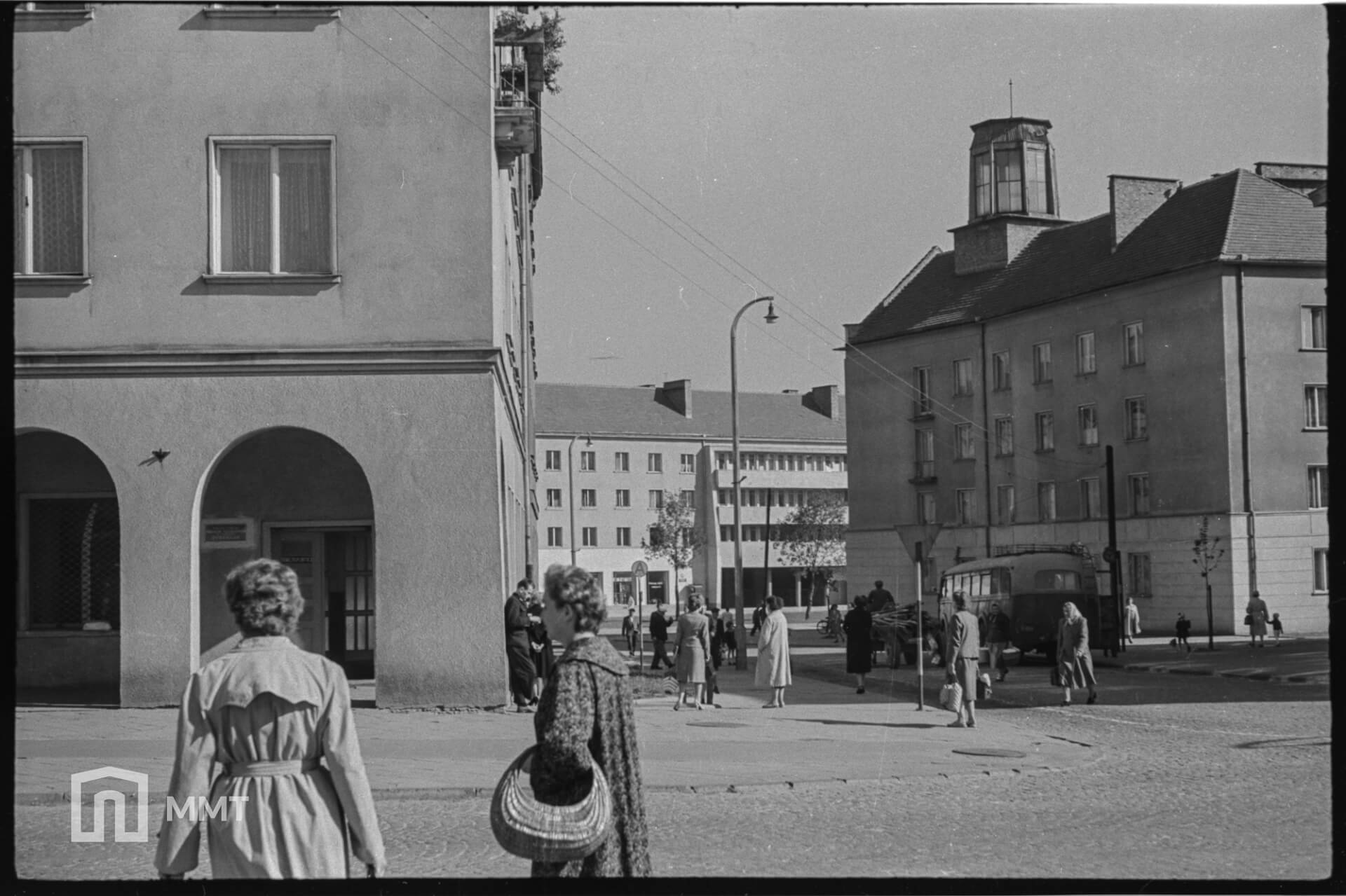 Osiedle B w Tychach widok na plac Bieruta
