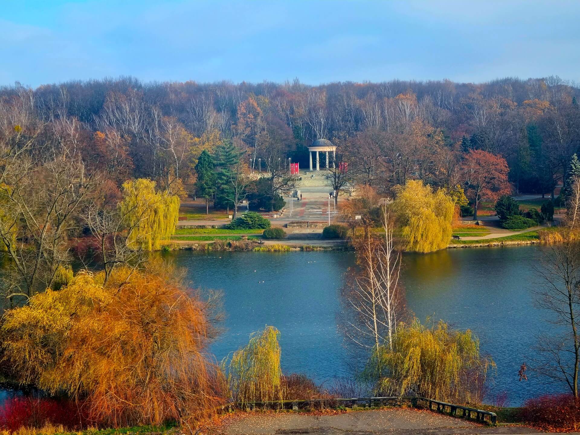 Park Śląski z "Elki" w listopadzie 2022