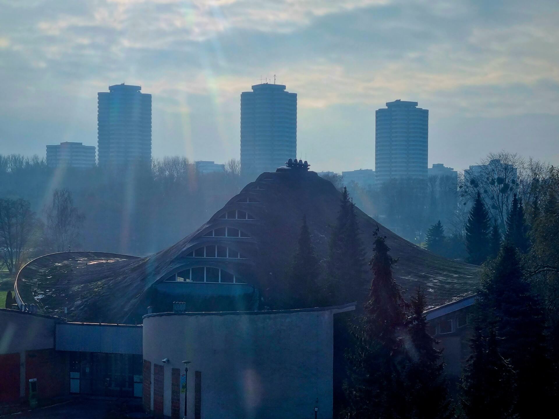 Park Śląski z "Elki" w listopadzie 2022