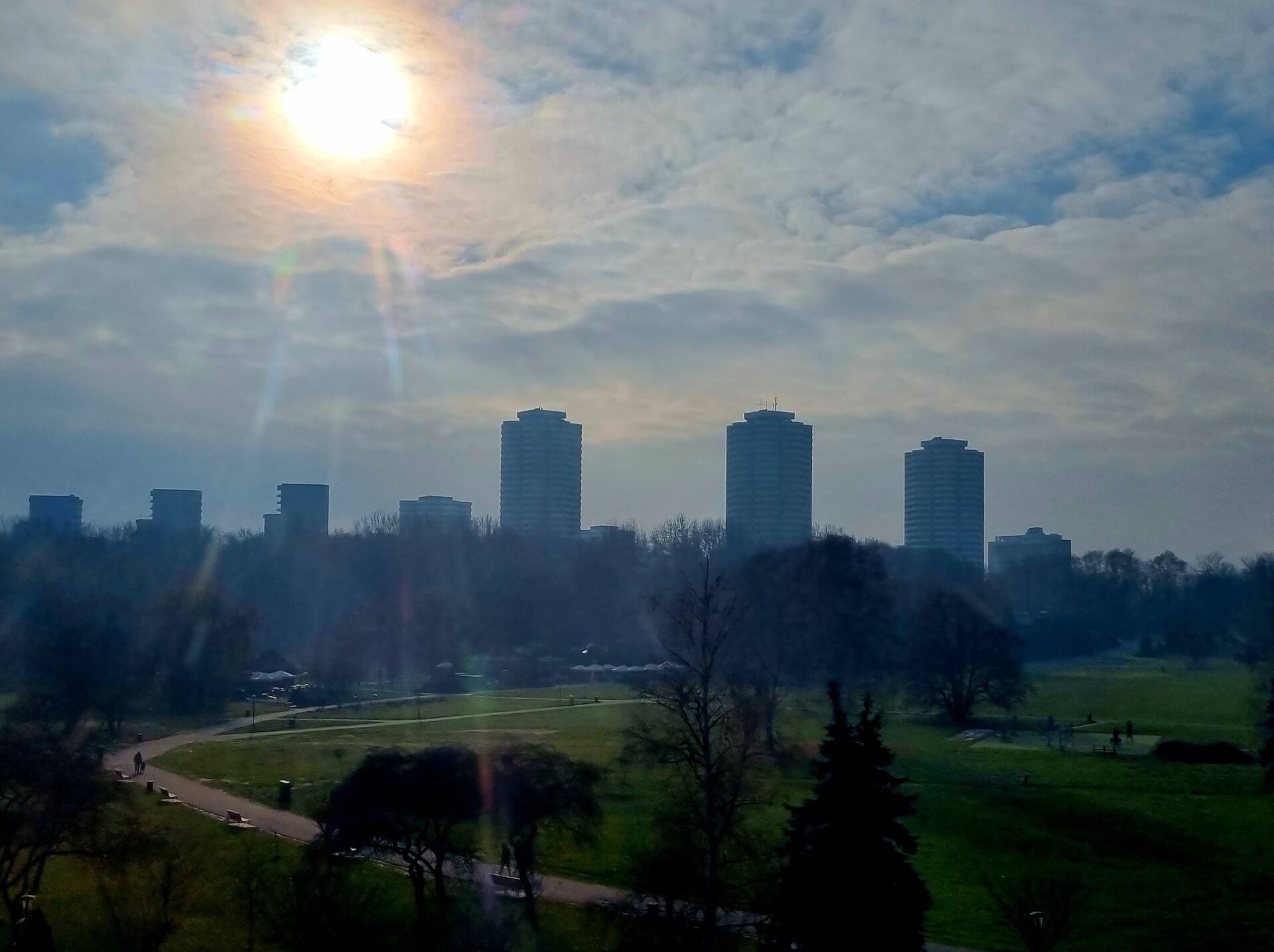 Park Śląski z "Elki" w listopadzie 2022