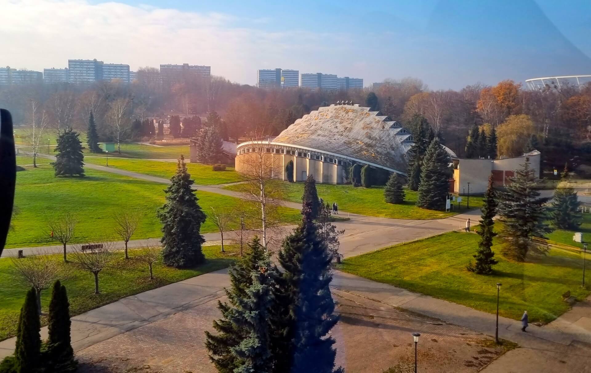Park Śląski z "Elki" w listopadzie 2022