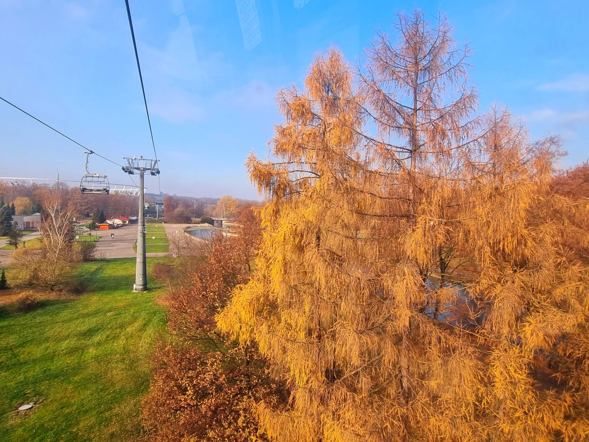 Park Śląski z "Elki" w listopadzie 2022