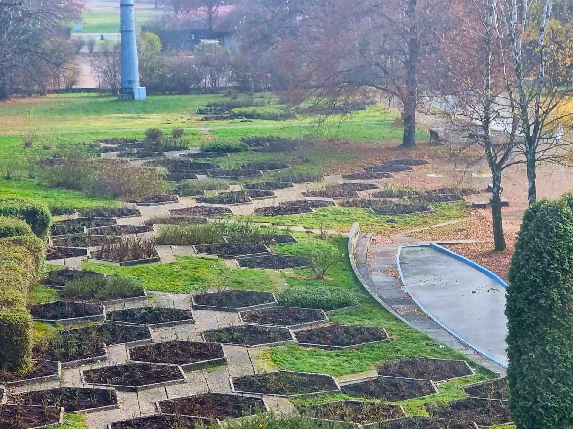 Park Śląski z "Elki" w listopadzie 2022
