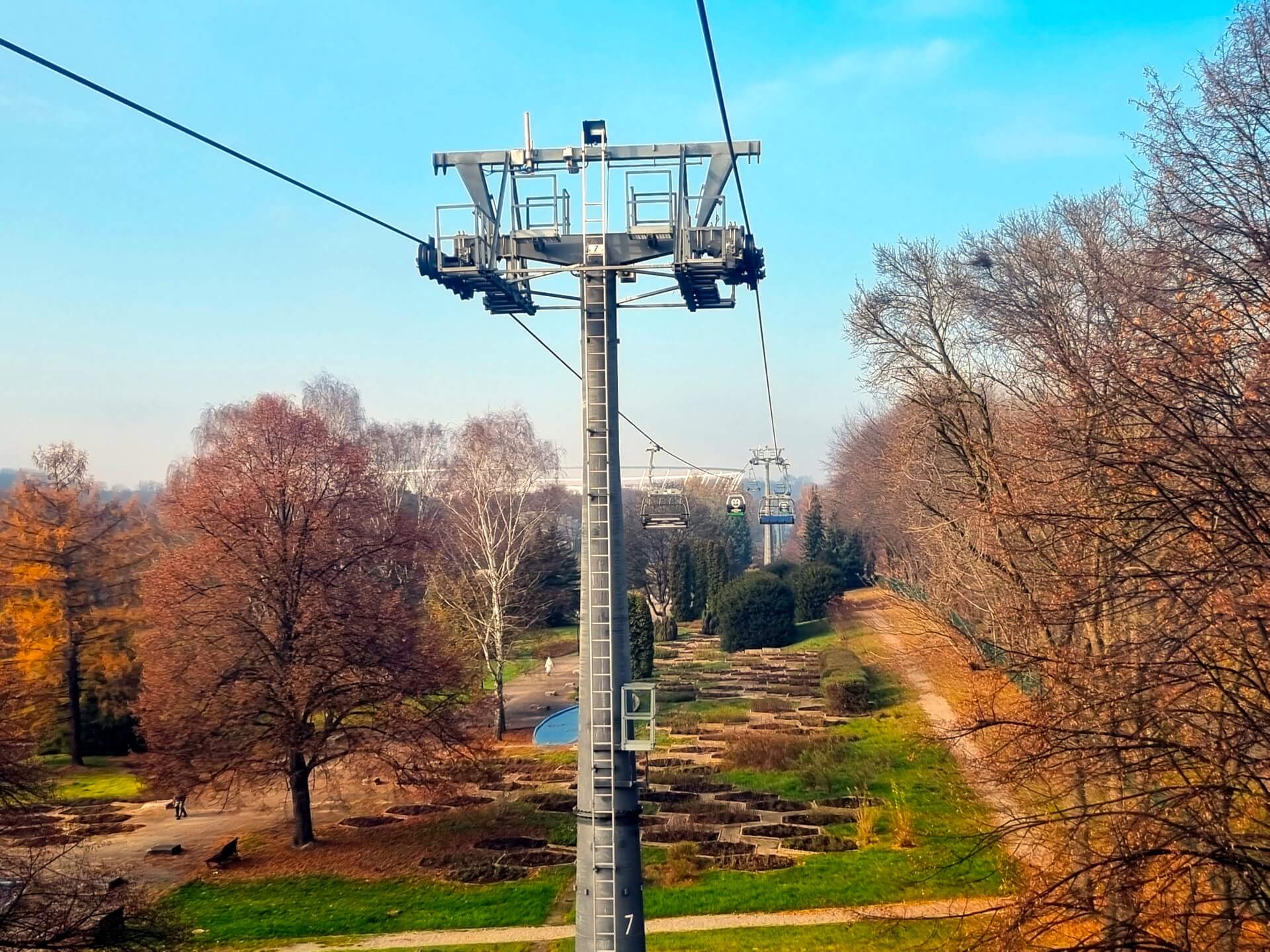 Park Śląski z "Elki" w listopadzie 2022