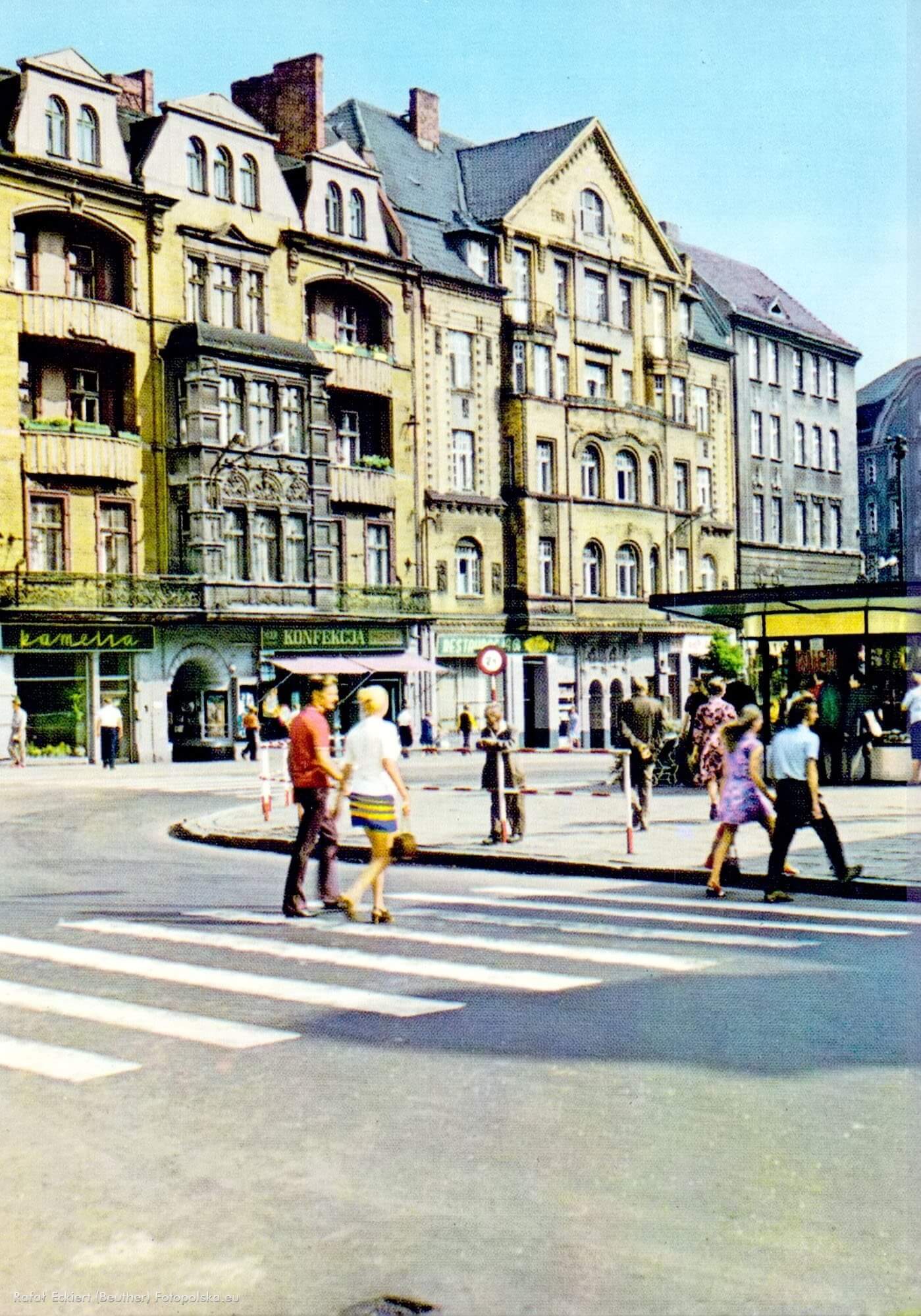Plac Kościuszki w Bytomiu przed wyburzeniem