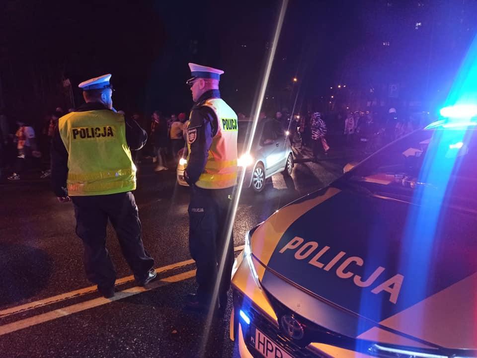 Policja Zabezpieczenie meczu na Stadionie Śląskim 2