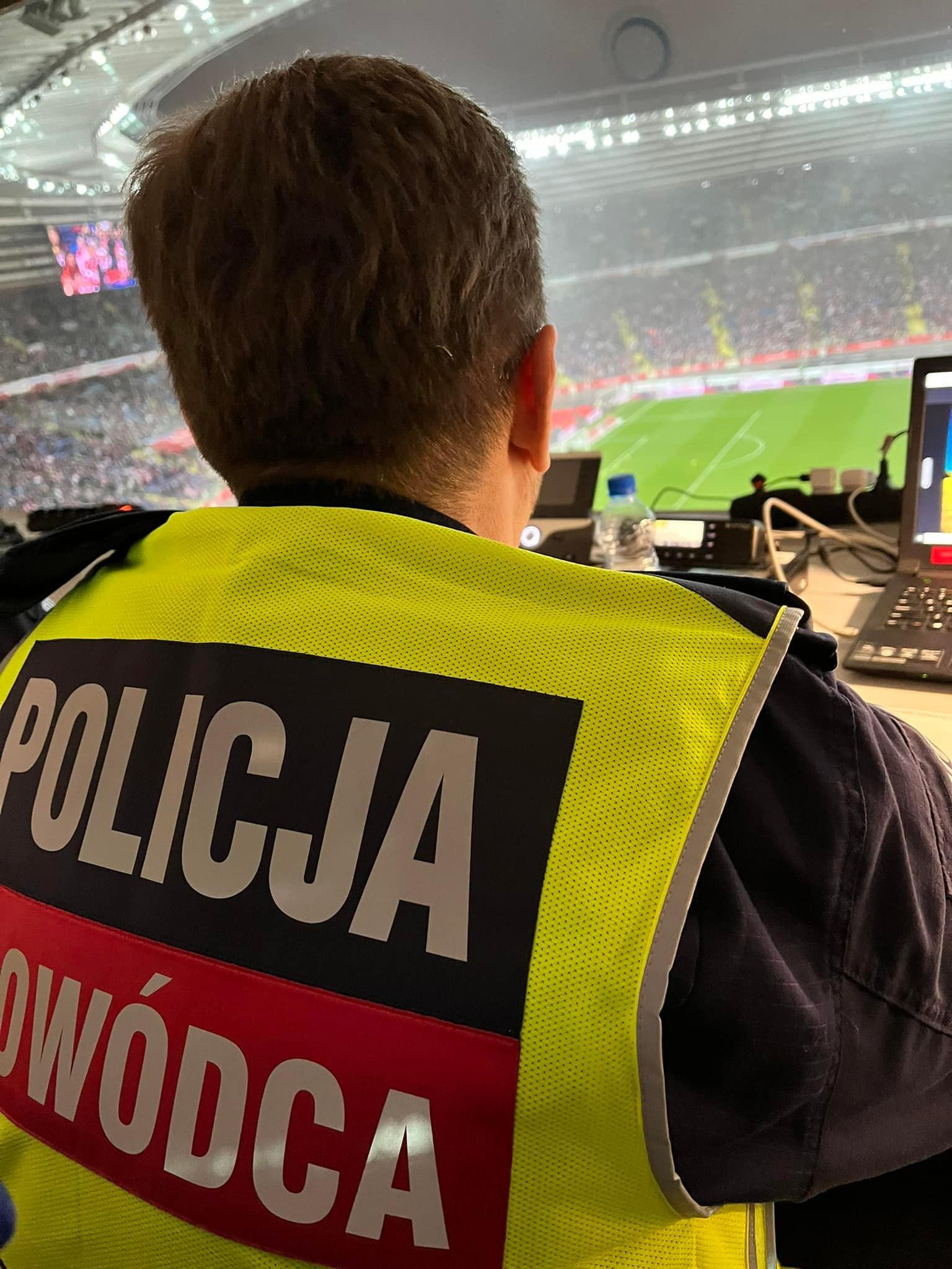 Policja Zabezpieczenie meczu na Stadionie Śląskim 4