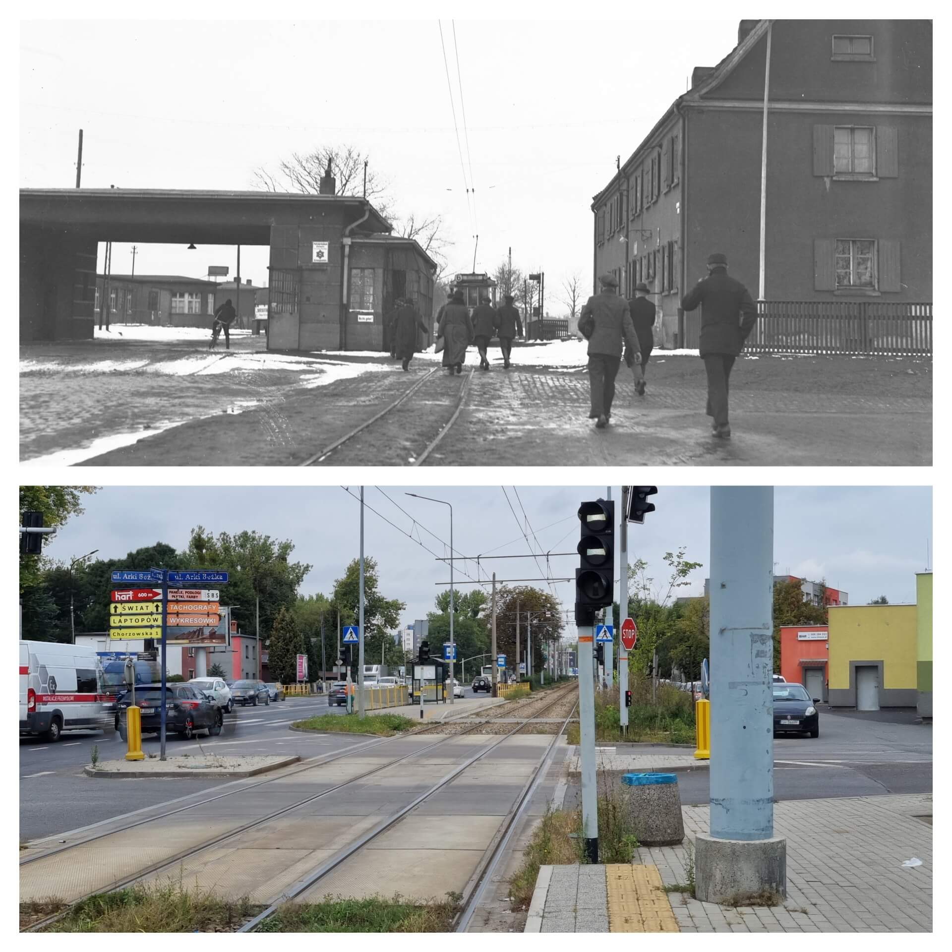 Polsko-niemiecka granica w Bytomiu