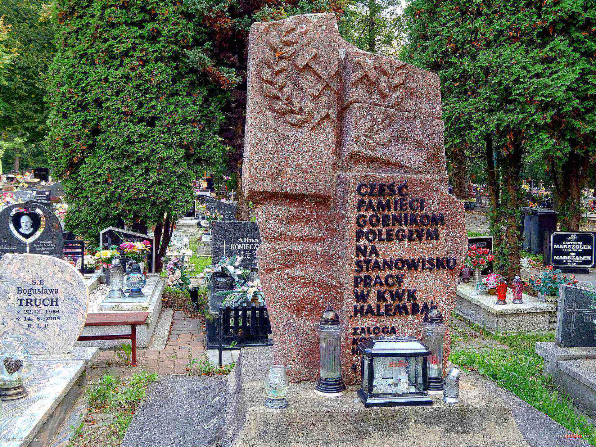 Pomnik górnikow KWK Halemba