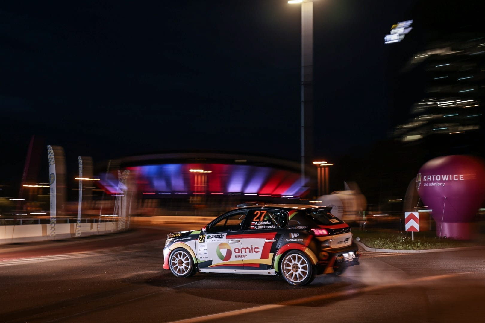 Rajd Śląska 2022, dzień 1. Prolog w Katowicach