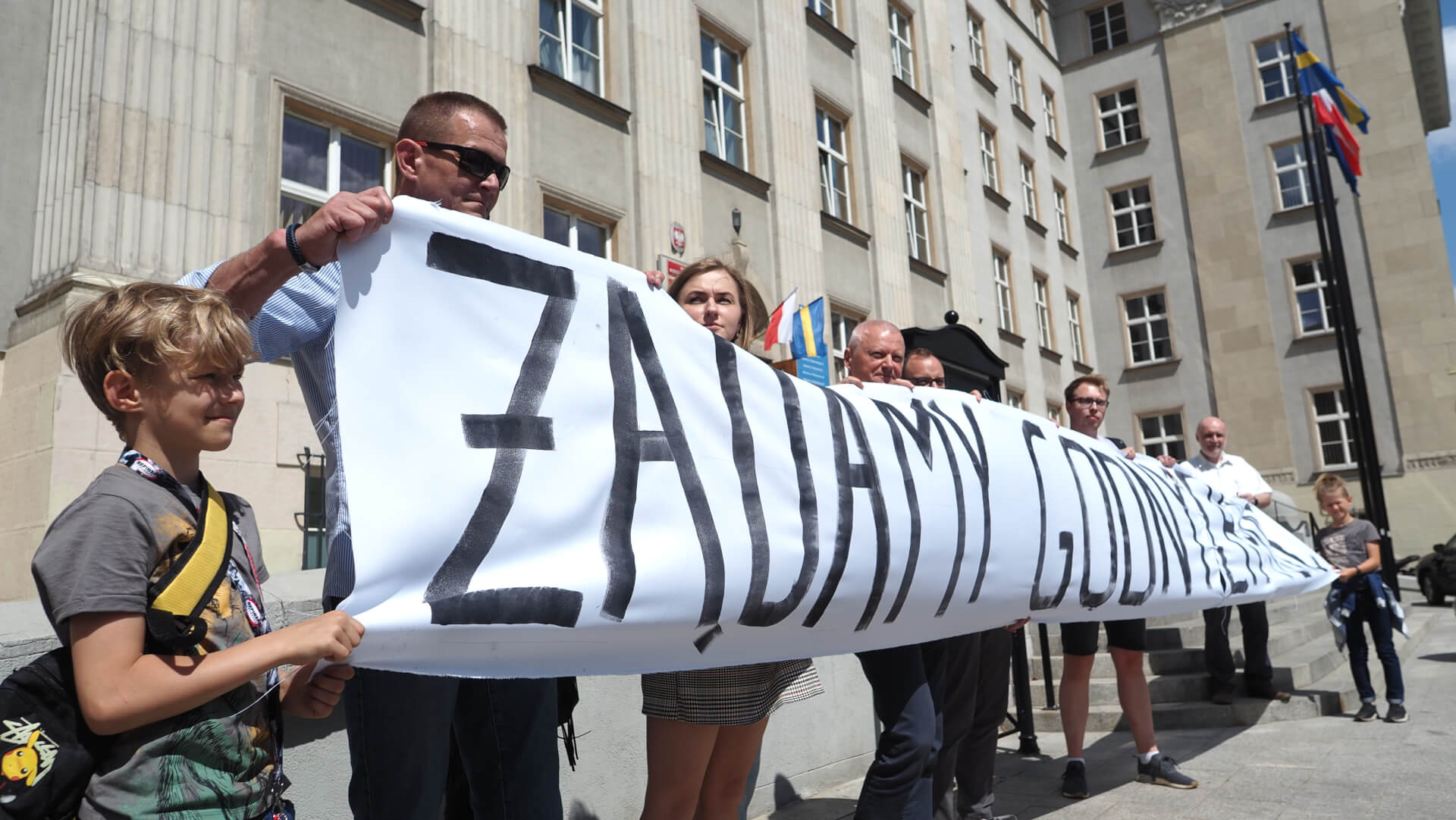 Protest pracowników Kolei Śląskich