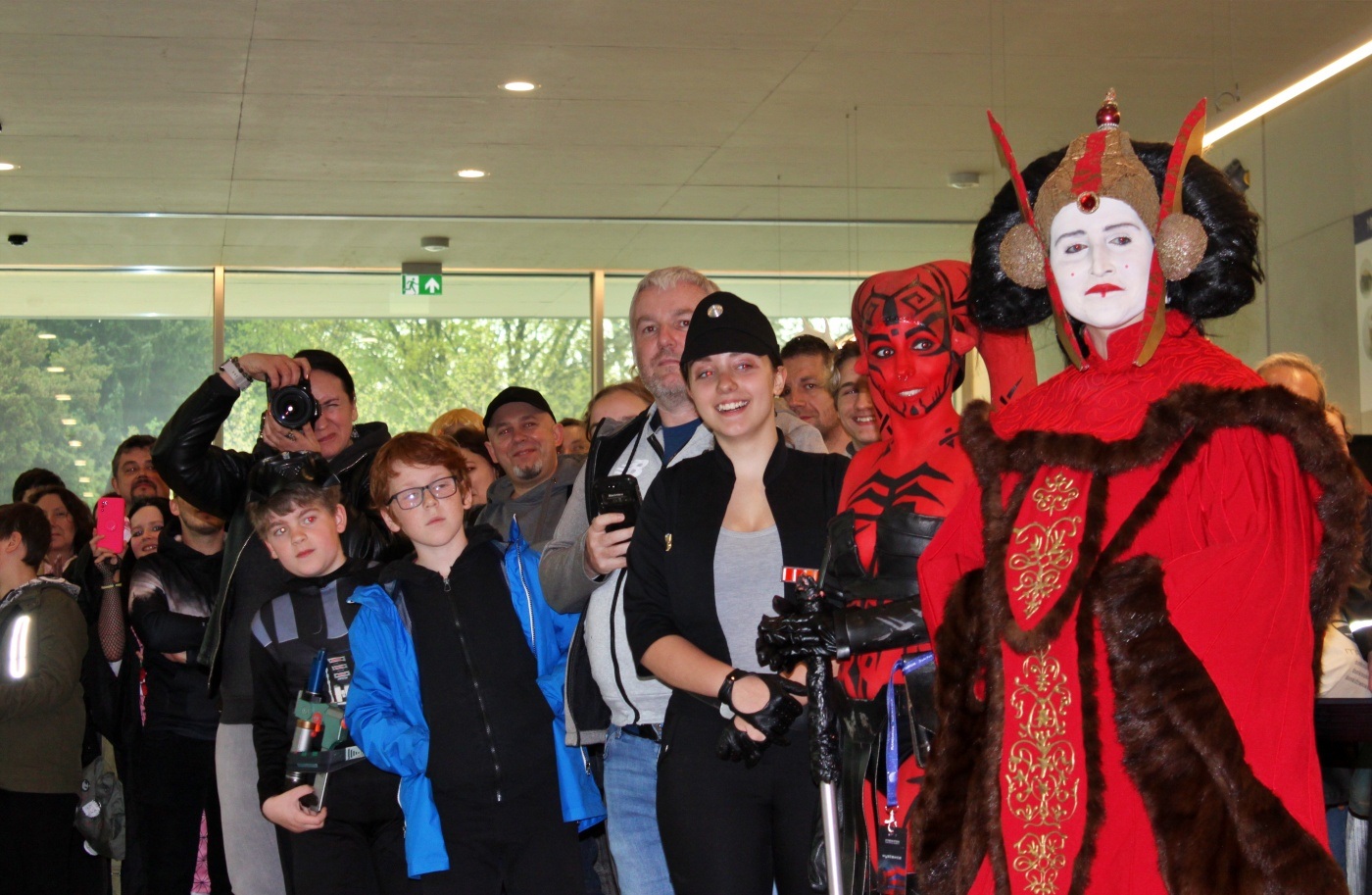 Przebierańcy z Planetarium Śląskiego Cosplay na Cosmiconie 6