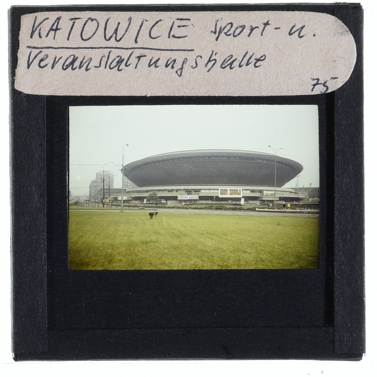 Zdjęcie śródmieścia Katowic z 1975 roku