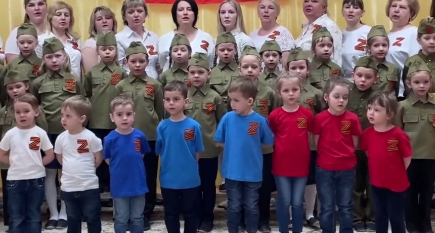 Rosyjskie dzieci chcą zginąć za Putina