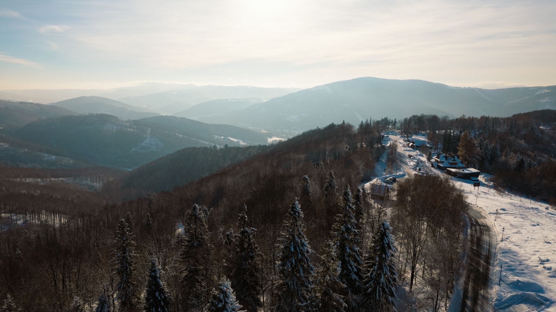 Rownica Beskid Slaski widok